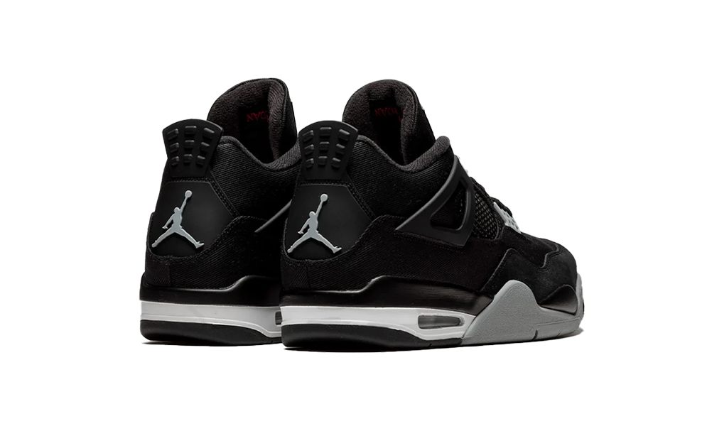 Air Jordan 4 Black Canvas