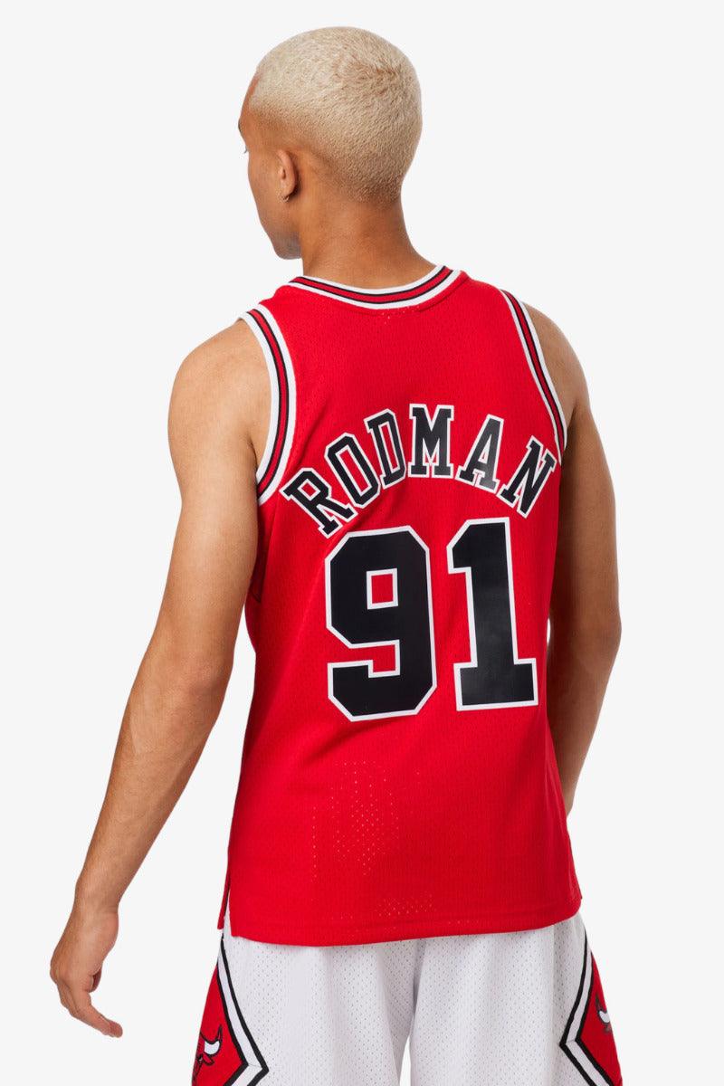 Mitchell & Ness Swingman Jersey Chicago Bulls 1997-98 Dennis Rodman Red