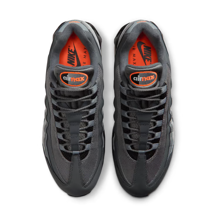 Nike Air Max 95 Big Bubble Black Total Orange