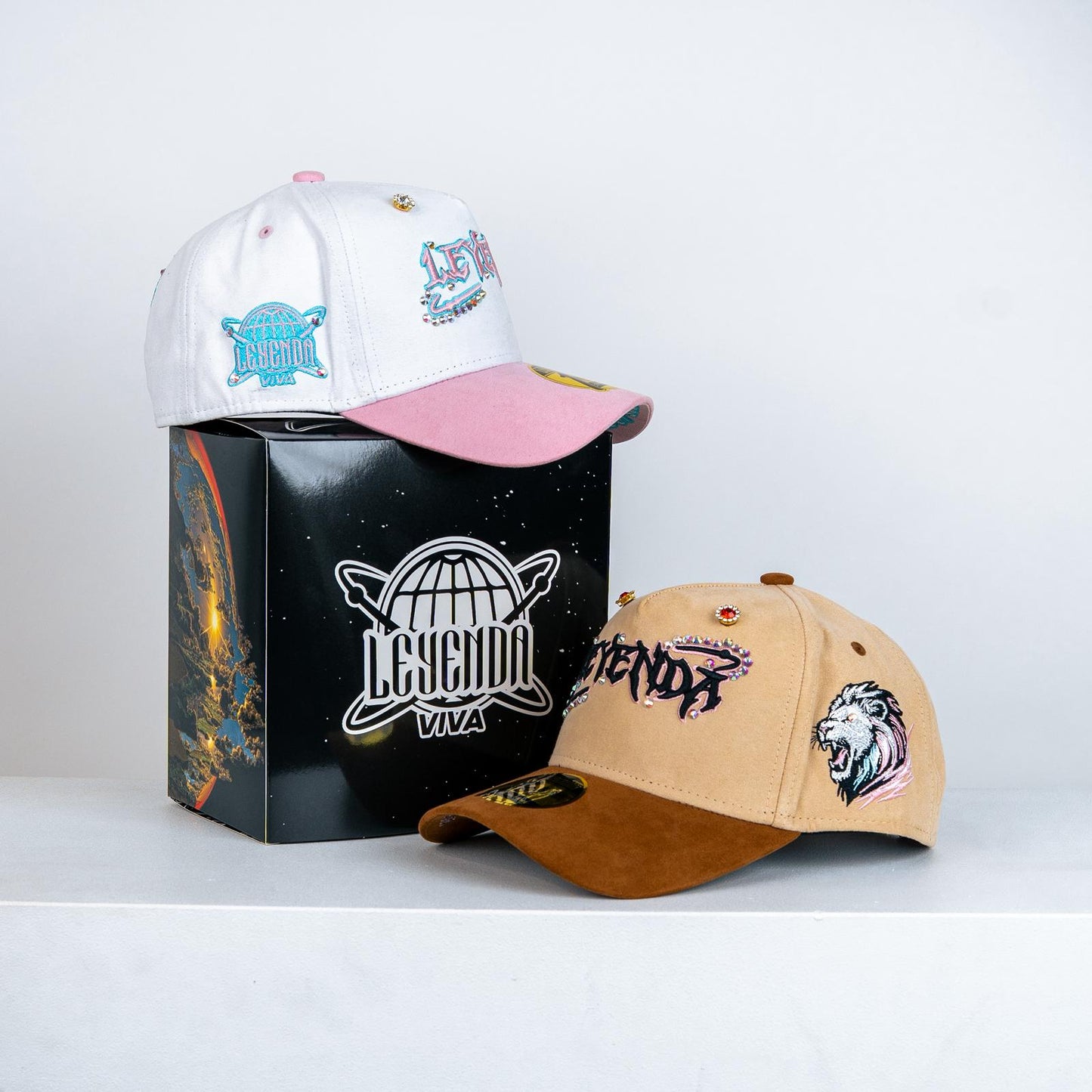 LEYENDA SNAPBACK.4 brown pink