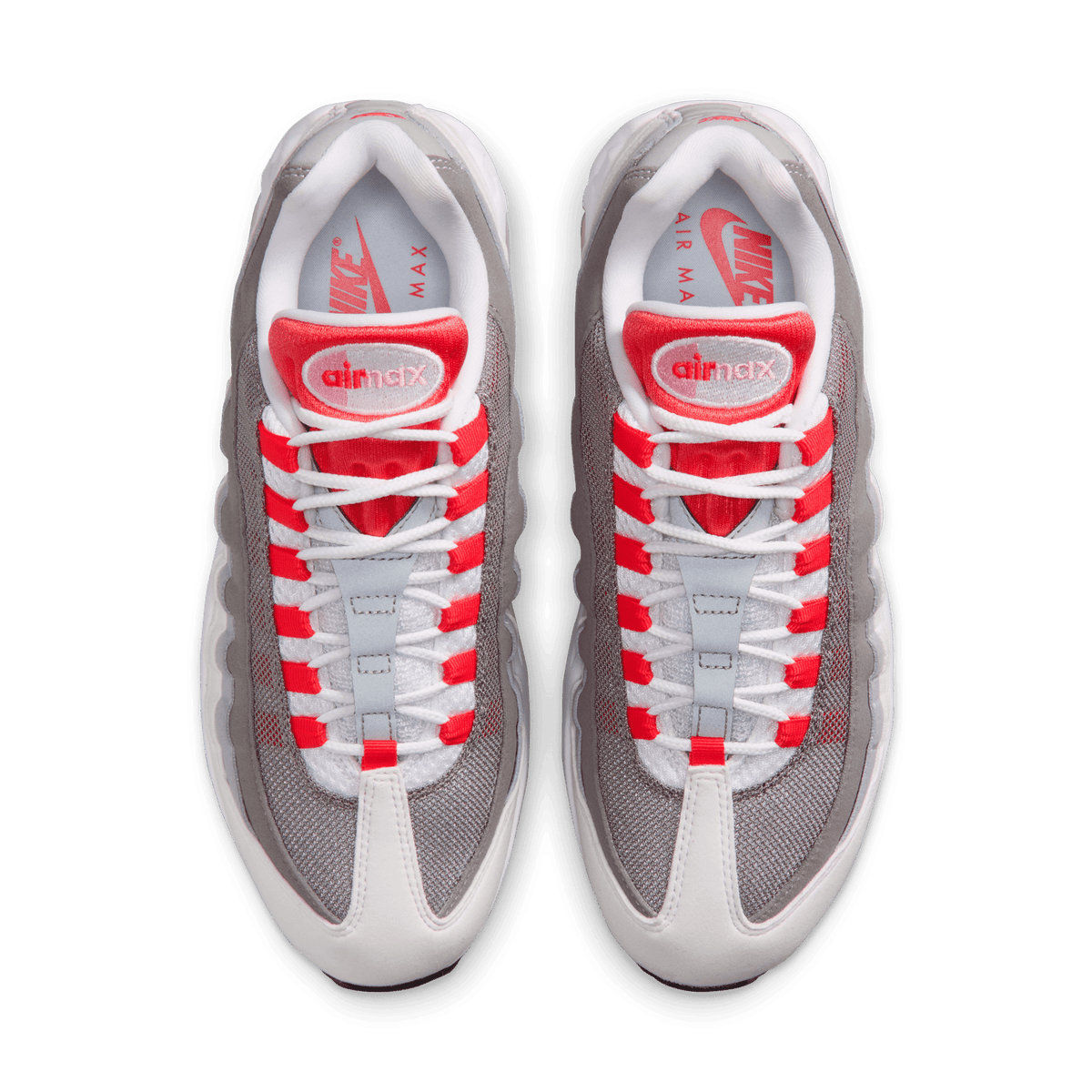 Nike Air Max 95 OG Big Bubble White Light Crimson (Women's) 3