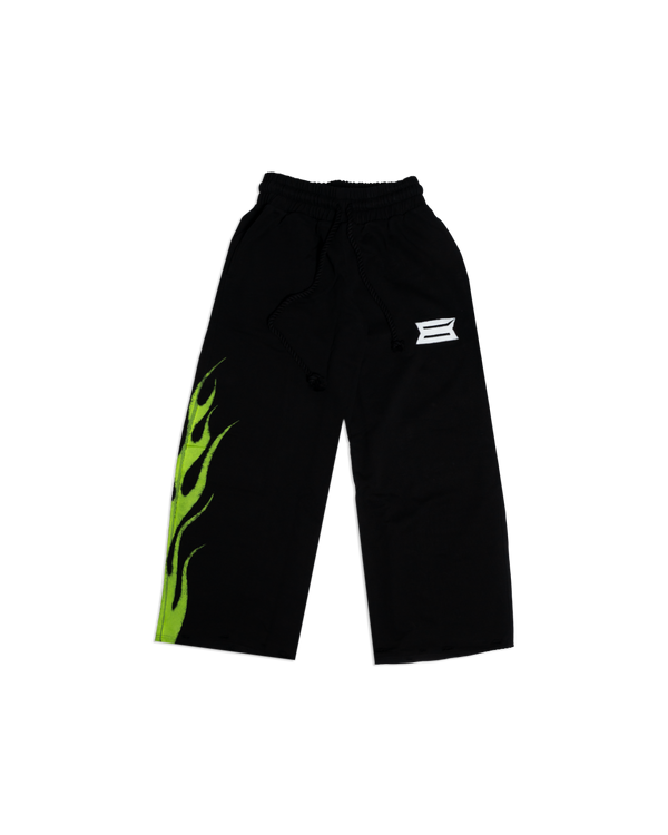 FUEL INJECTED BLACK SWEATPANTS