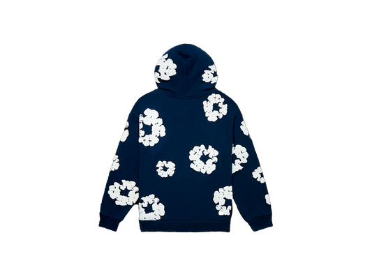 Denim Tears Cotton Wreath Hoodie Navy