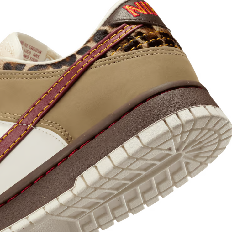 Nike Dunk Low Retro Khaki Team Red Pearl White (Women's)