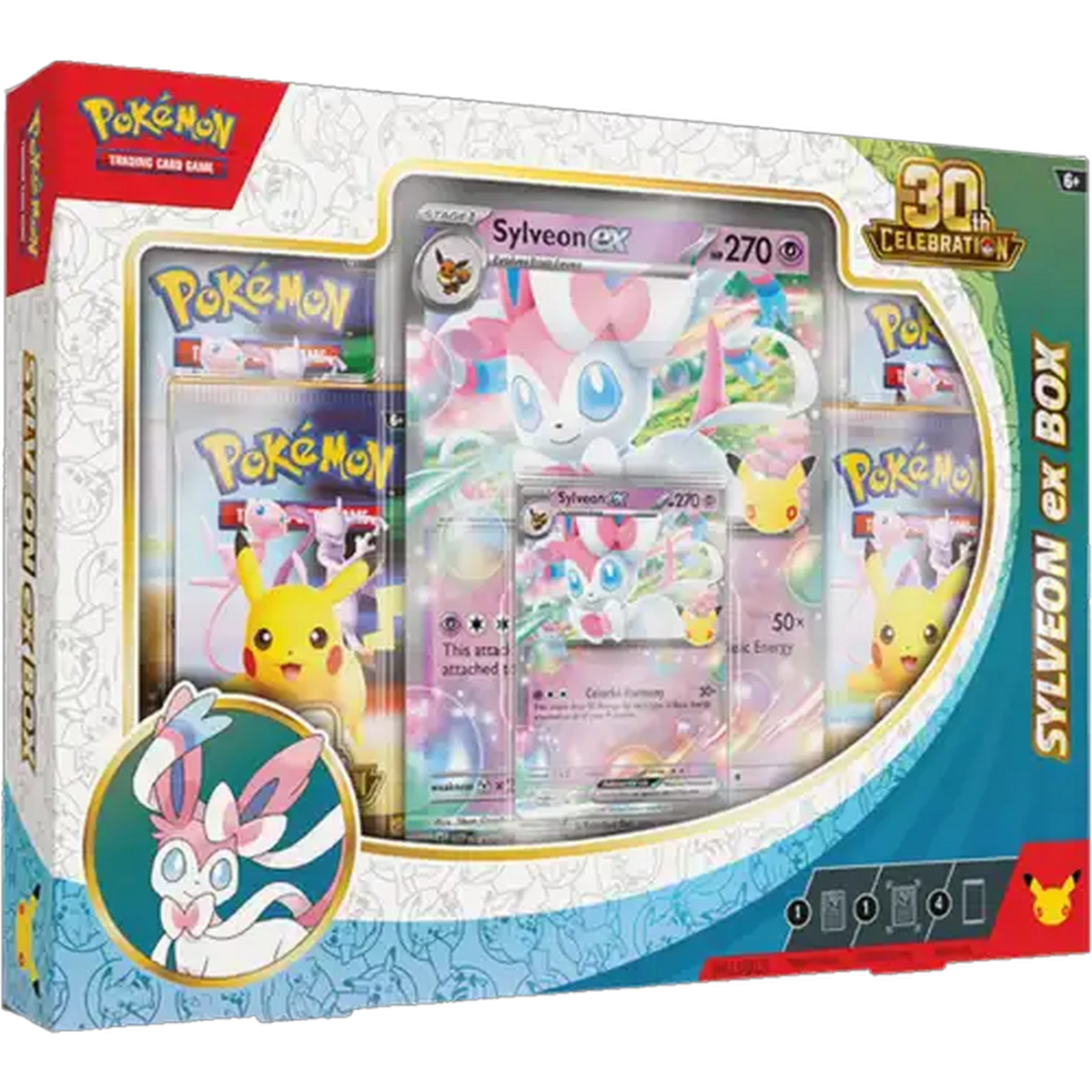 2026 Pokémon Mega Evolution 30th Celebration Sylveon ex Box