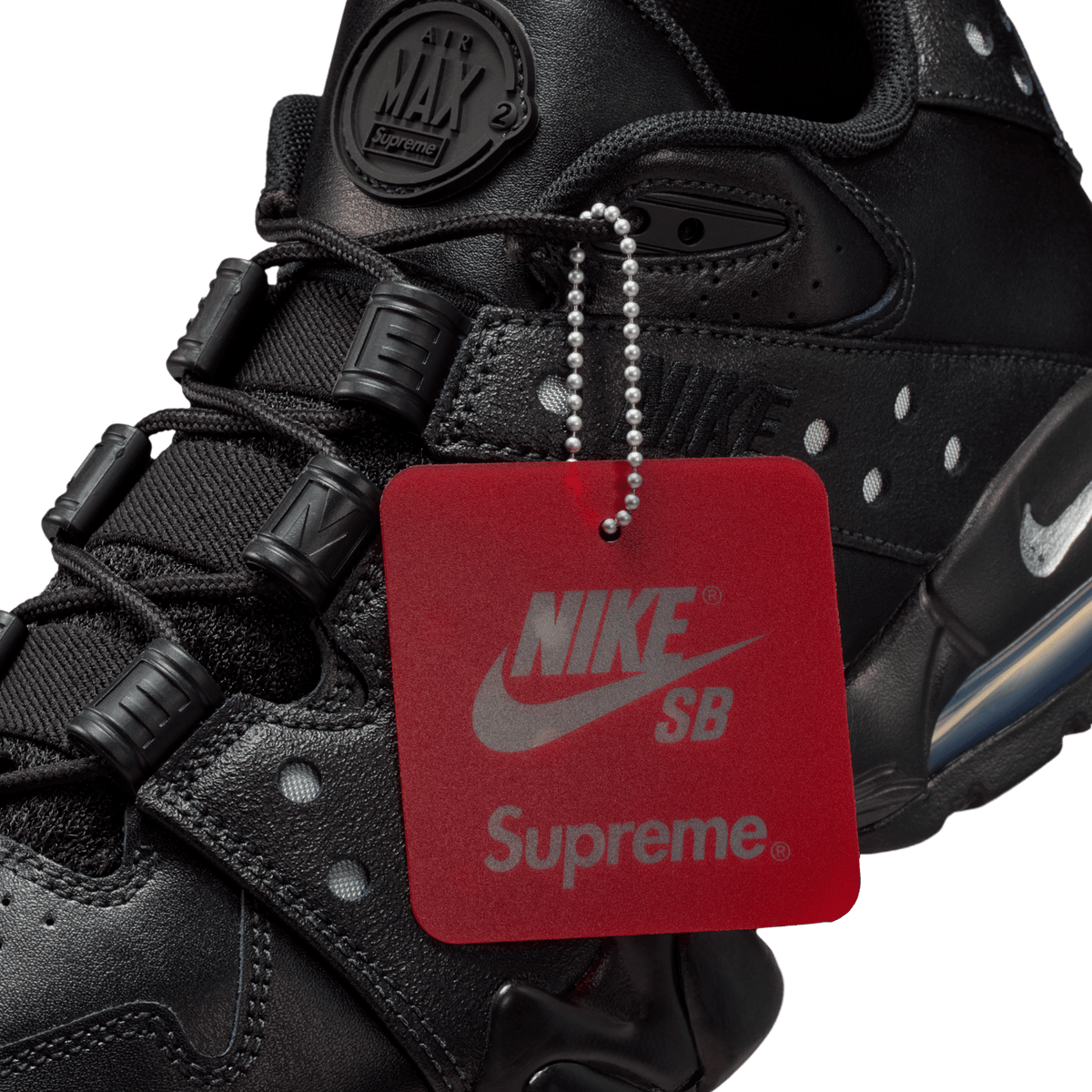 Nike SB Air Max 2 CB 94 Low Supreme Black 10