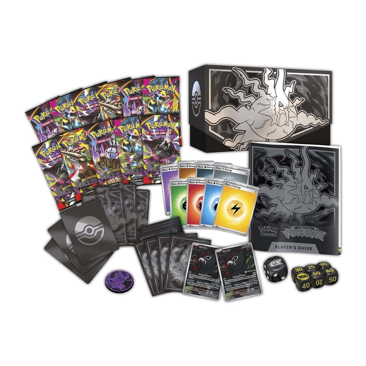 2026 Pokémon Mega Evolution Pitch Black Pokémon Center Elite Trainer Box