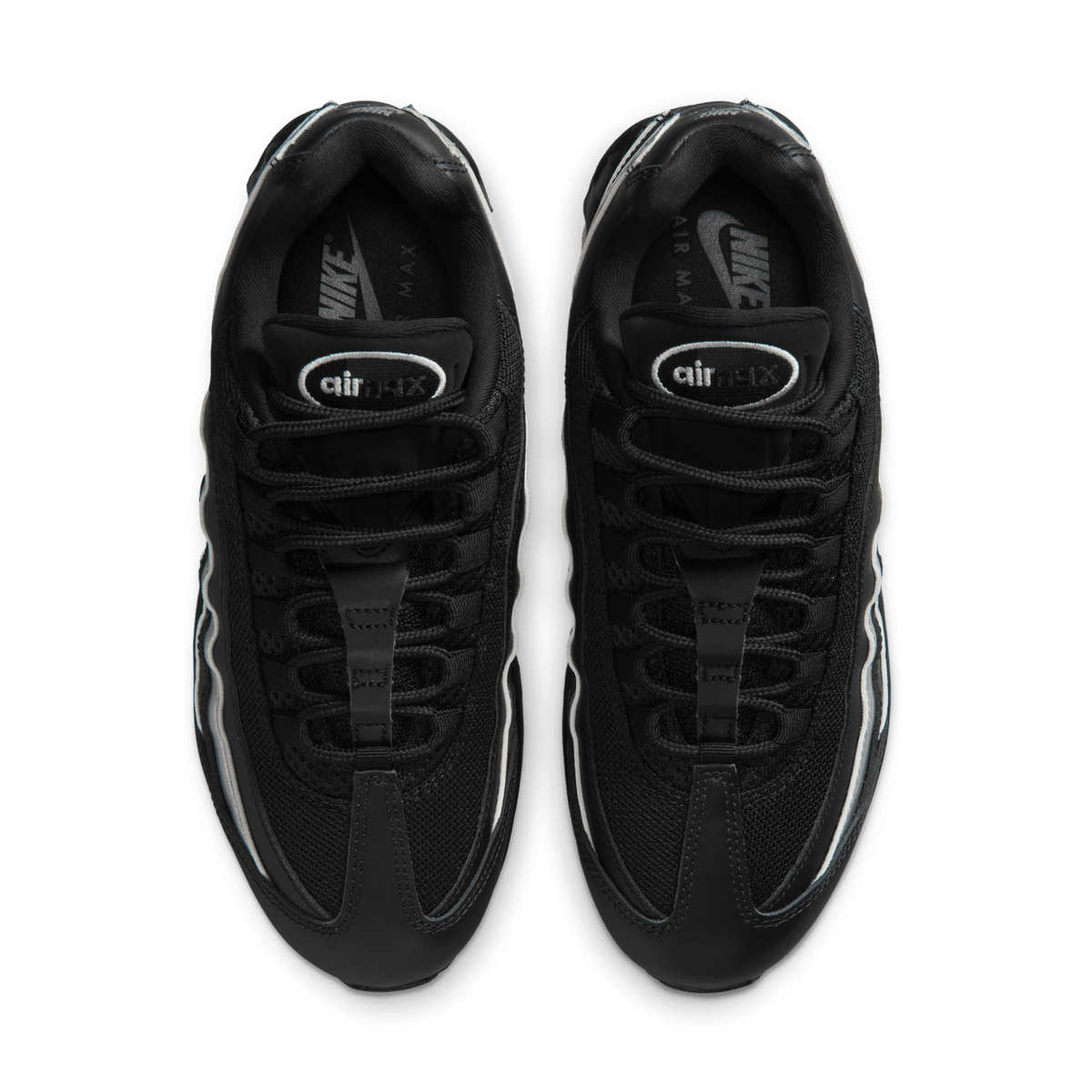 Nike Air Max 95 Big Bubble Black Metallic Silver (Women's) 3