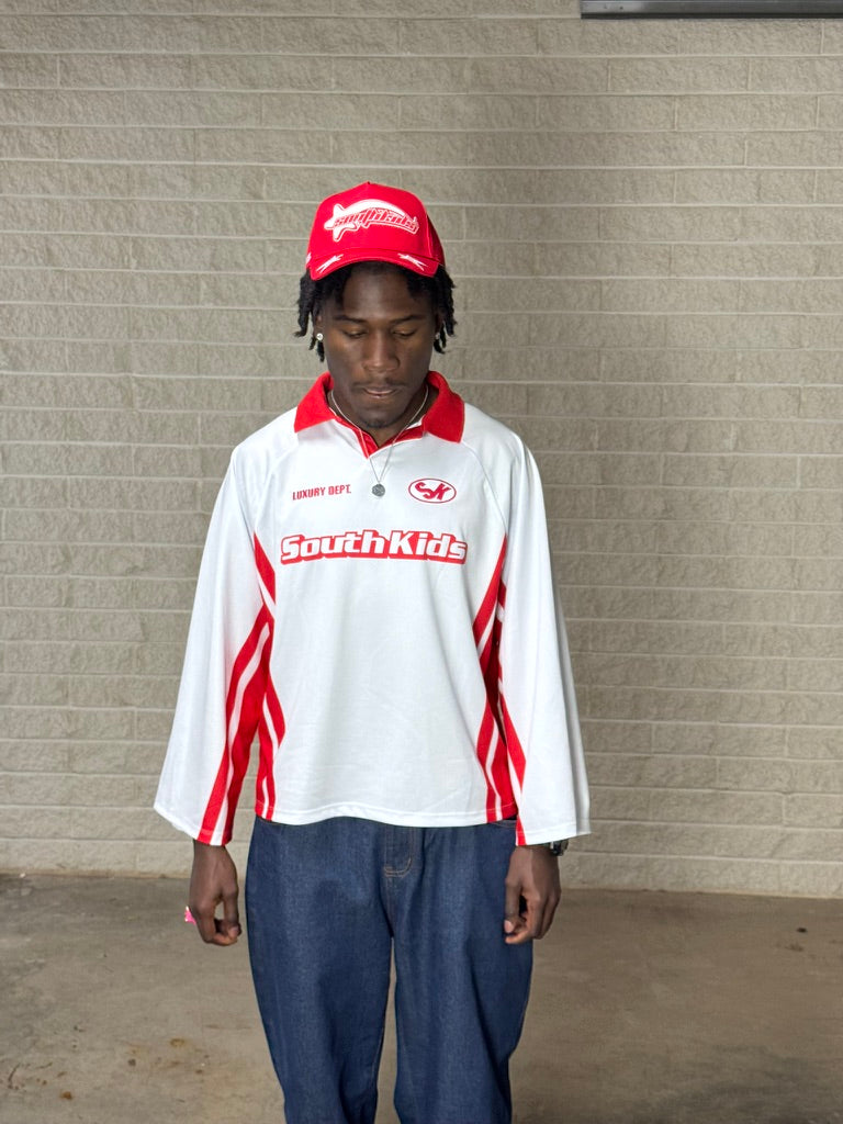 Longsleeve Football Jersey White