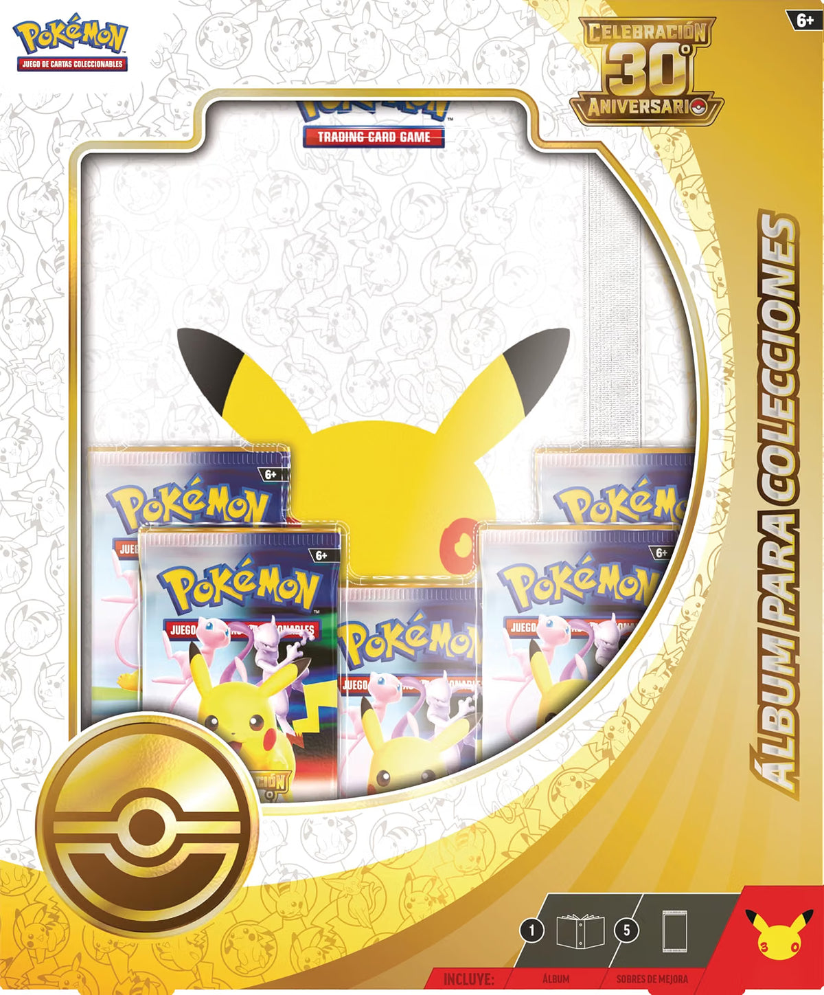 Pokémon Mega Evolución 30th Aniversario Álbum para Colecciones
