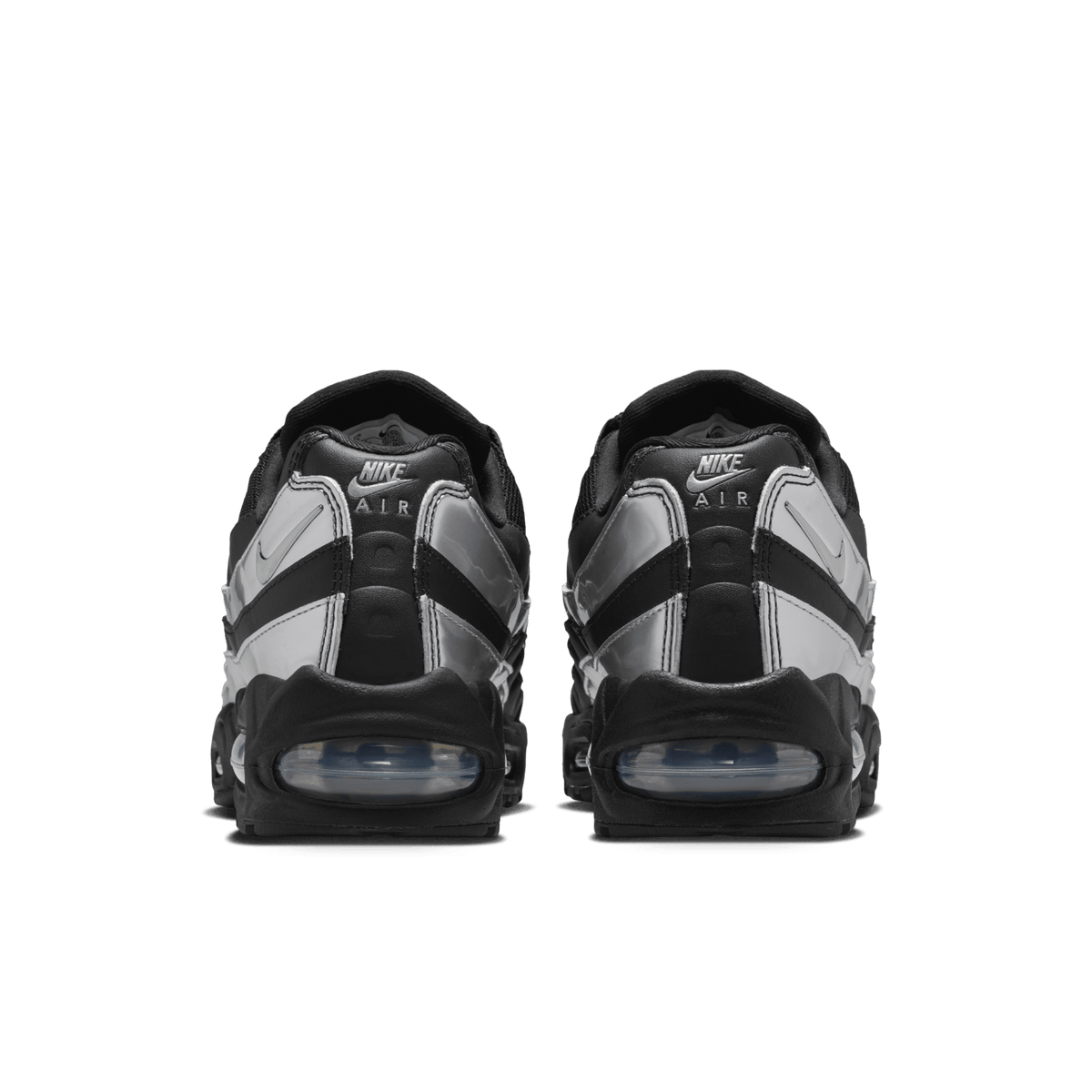 Nike Air Max 95 Big Bubble Black Metallic Silver (Women's) 5