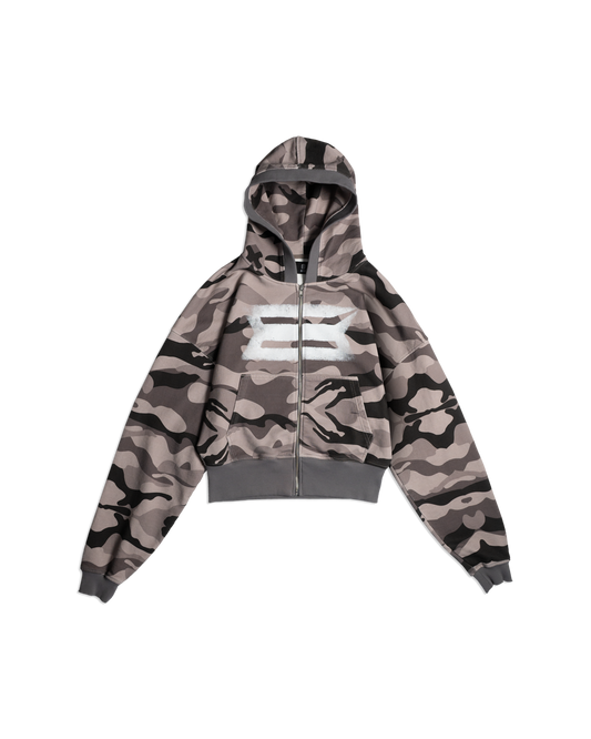 SHADOW CAMO ZIP HOODIE