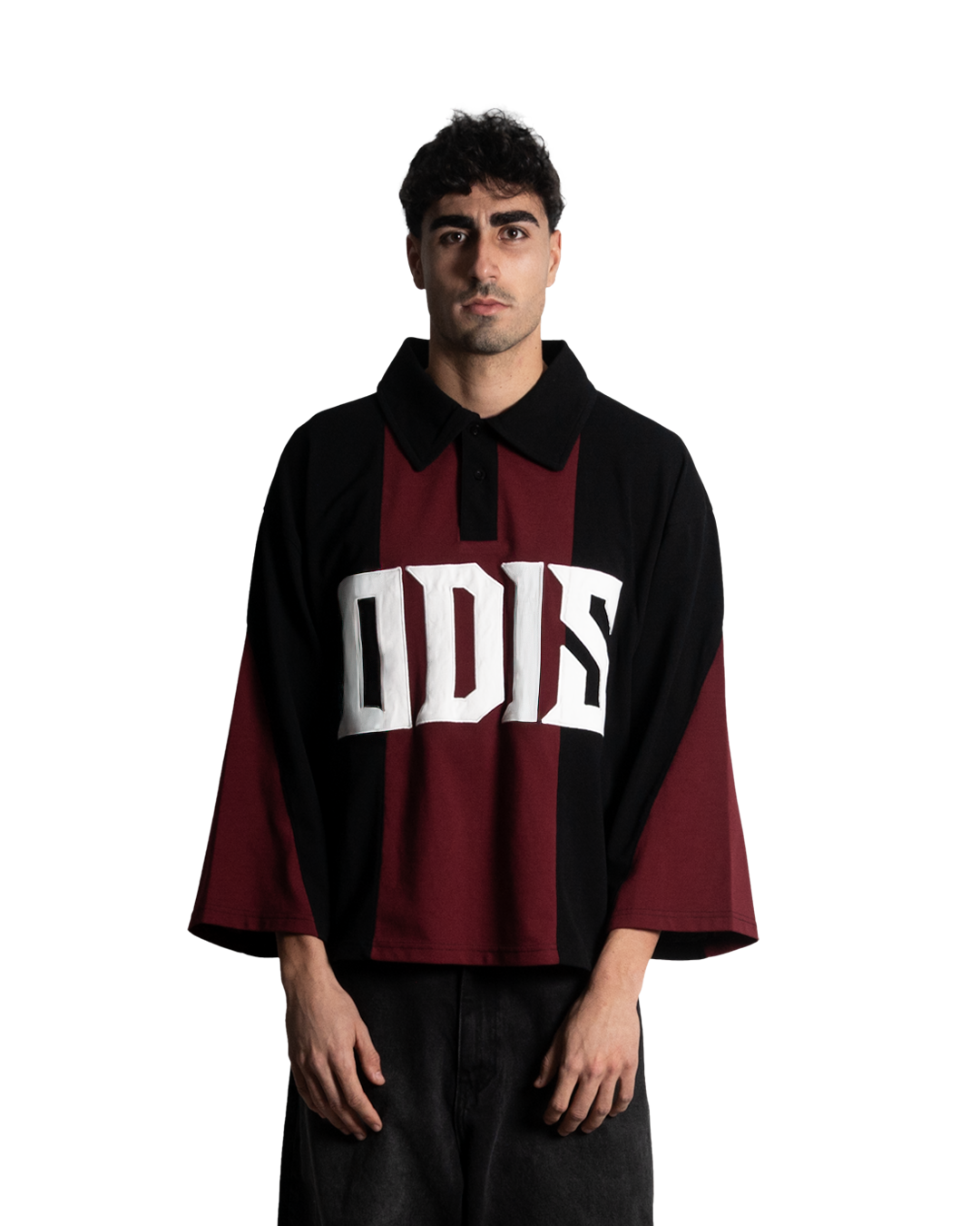 TRACKLINE LONG-SLEEVE POLO