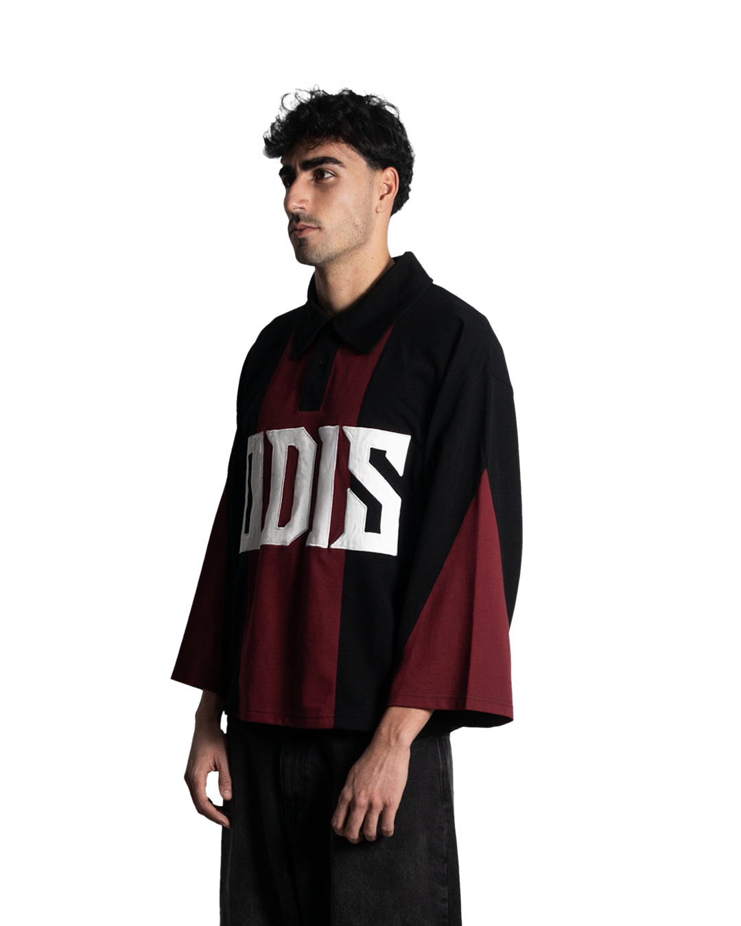 TRACKLINE LONG-SLEEVE POLO