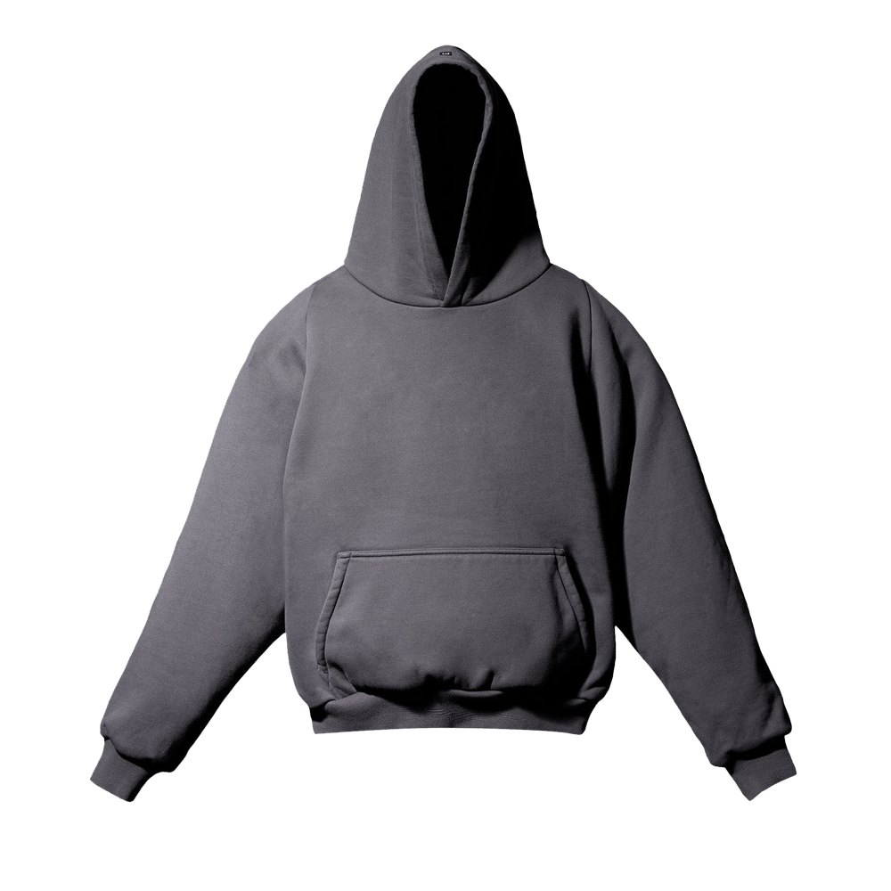 Yeezy Gap Logo Shrunken Hoodie Black