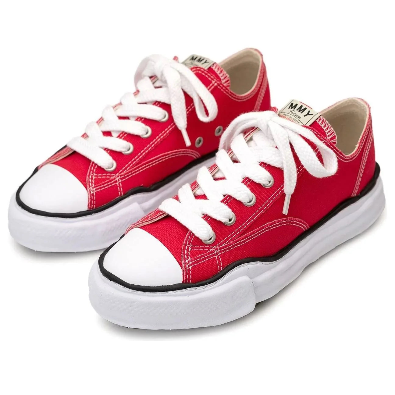 Maison Mihara Yasuhiro Peterson OG Sole Canvas Low Red