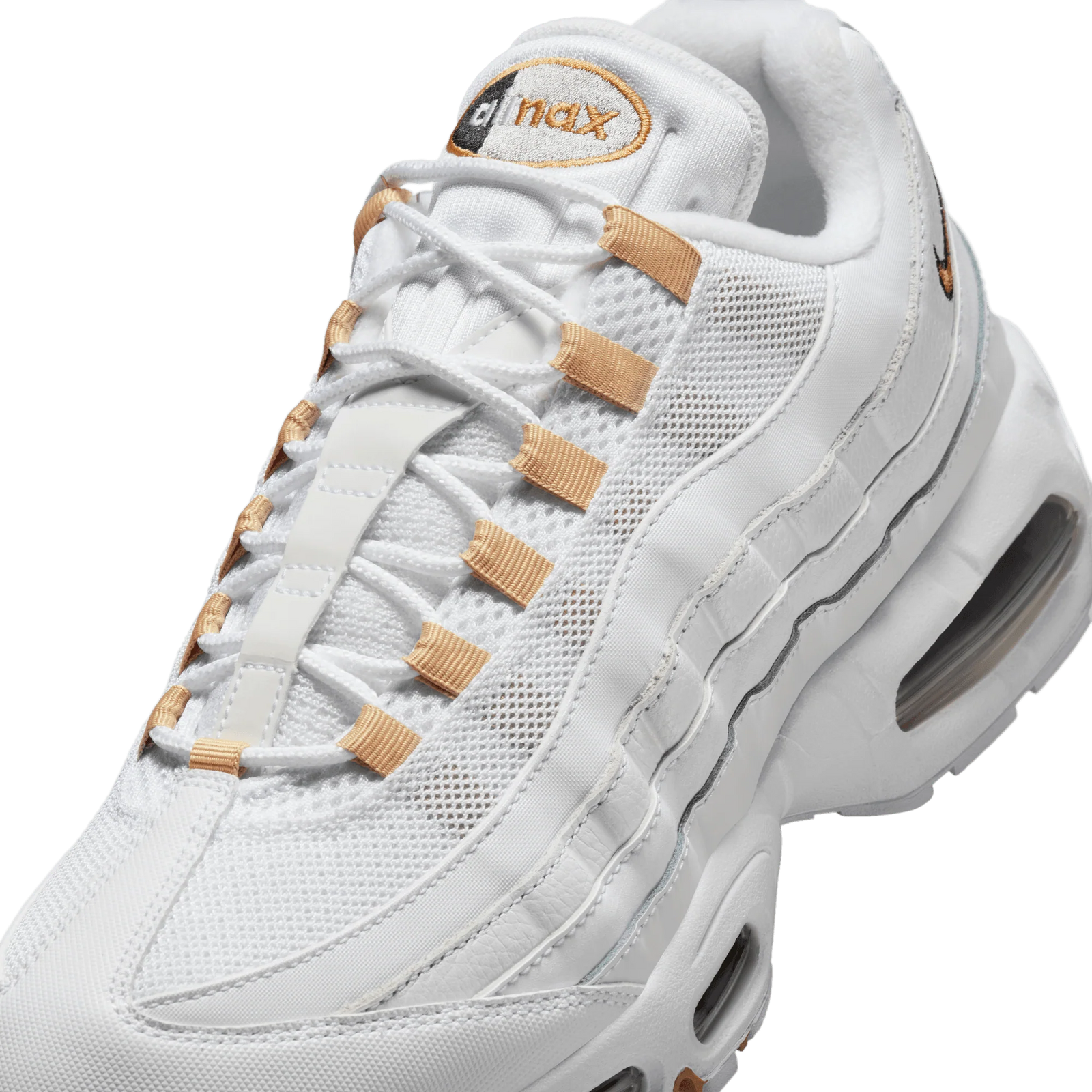Air Max 95 OG Big Bubble White Team Gold