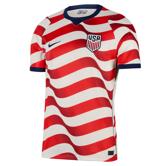 Palace x Nike England Dri-FIT Football Jersey Pewter Grey/Bright Crimson