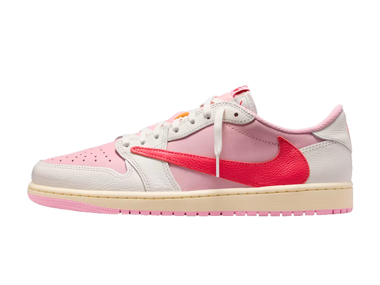 Air Jordan 1 Low x Travis Scott Shy Pink and Tropical Pink
