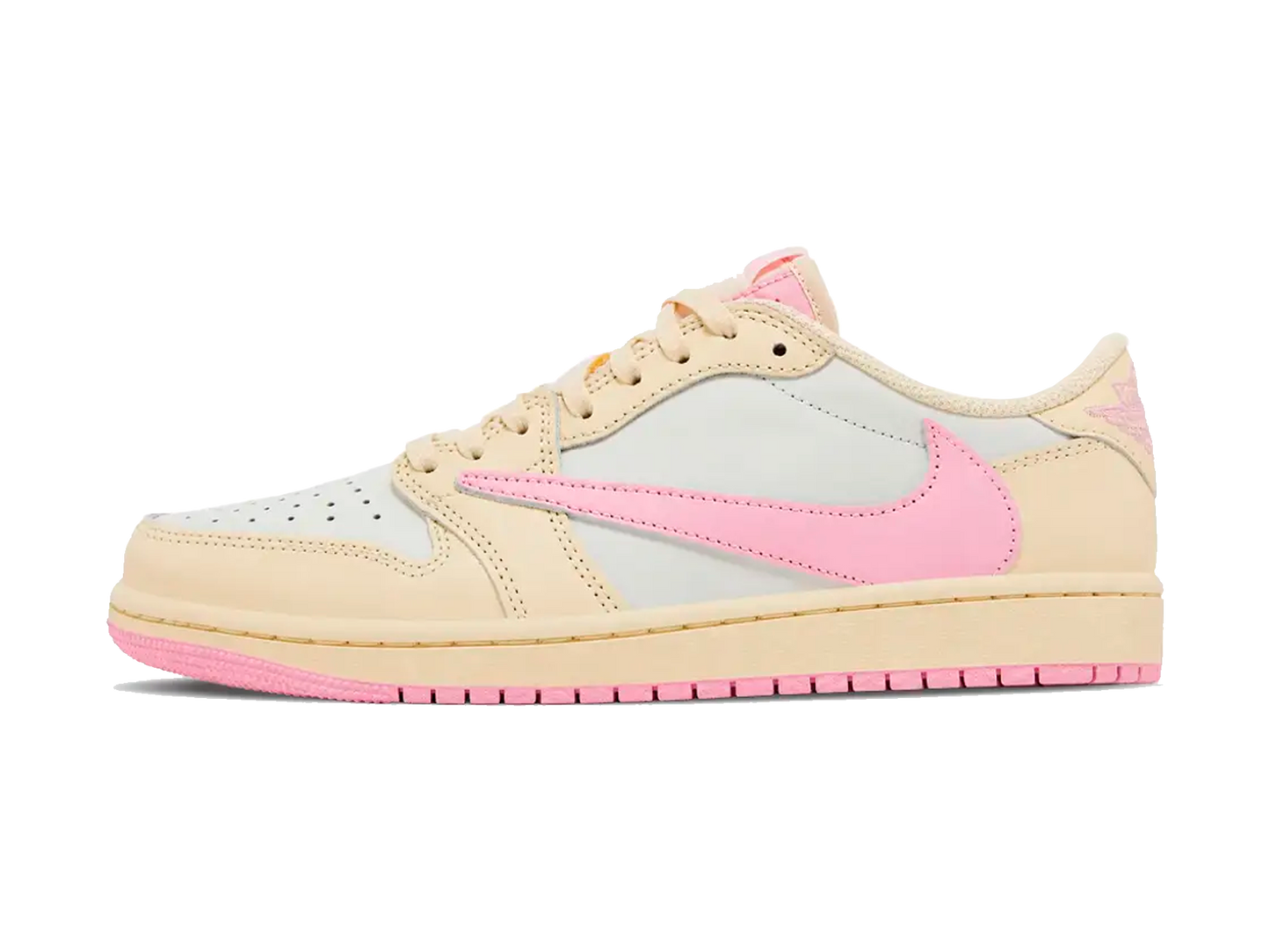 Air Jordan 1 Low x Travis Scott Muslin and Shy Pink