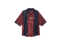 Maillot de football rétro Travis Scott x Nike x FC Barcelone Domicile 2000/01 motif squelette