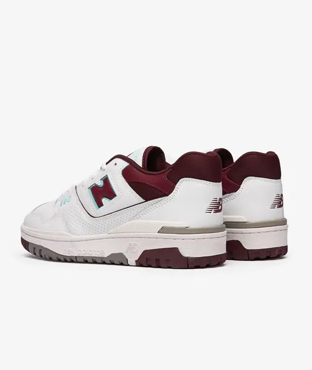 New Balance 550 Burgundy Cyan