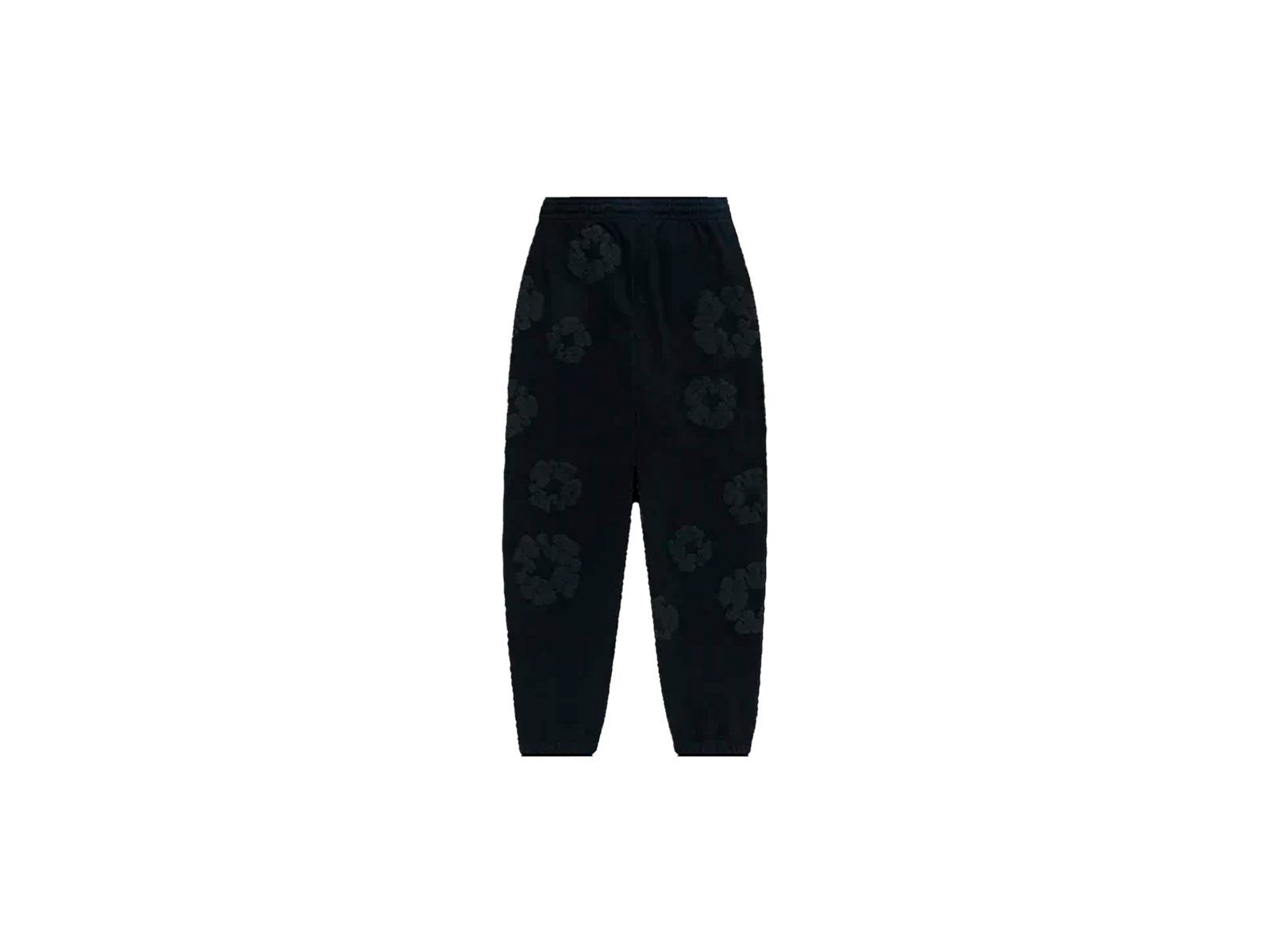Denim Tears Cotton Wreath Sweatpants Black Monochrome