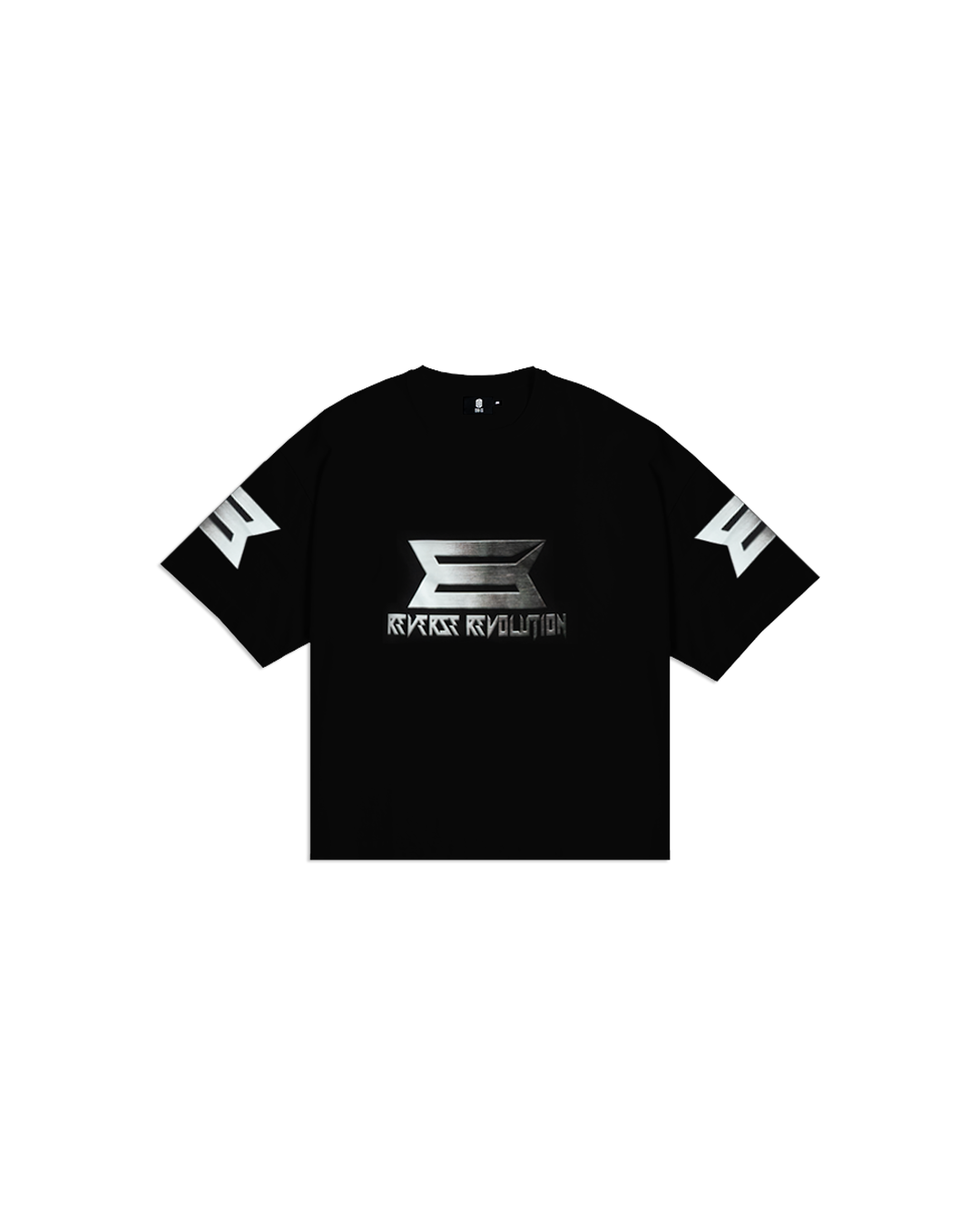 REVERSE REVOLUTION BLACK TEE