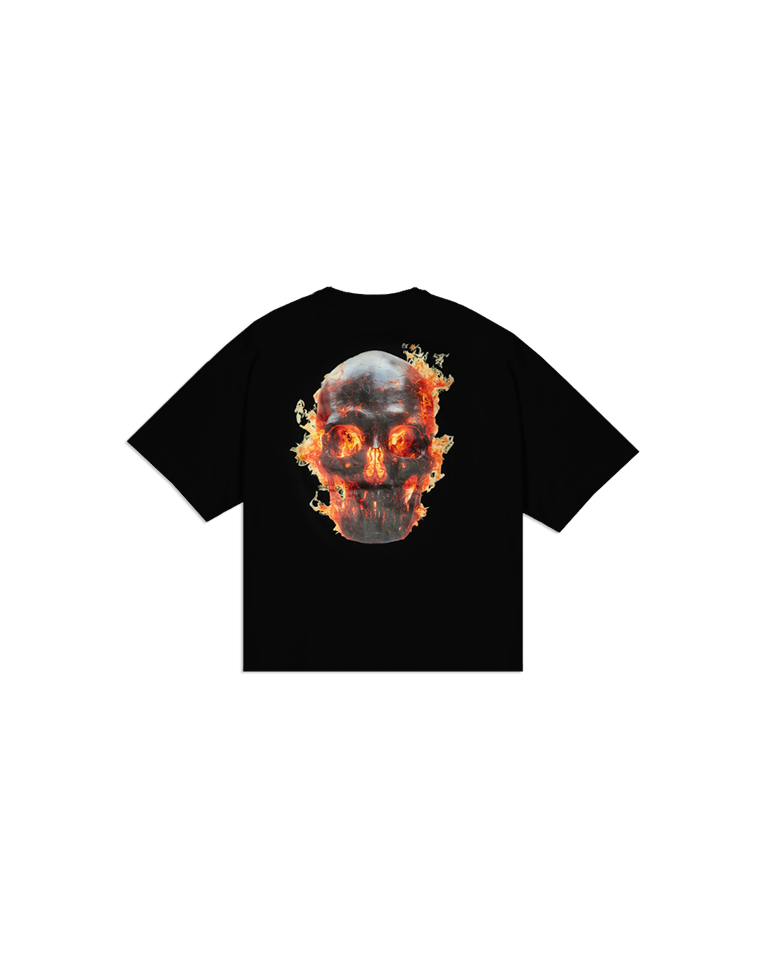 SKULL IN FLAMES TEE