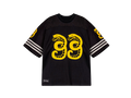 Camiseta De Football Droppin Science Mesh Boxy Black