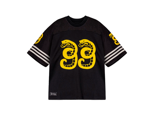 Camiseta De Football Droppin Science Mesh Boxy Black