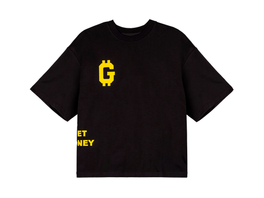 Camiseta Get Money Boxy Black