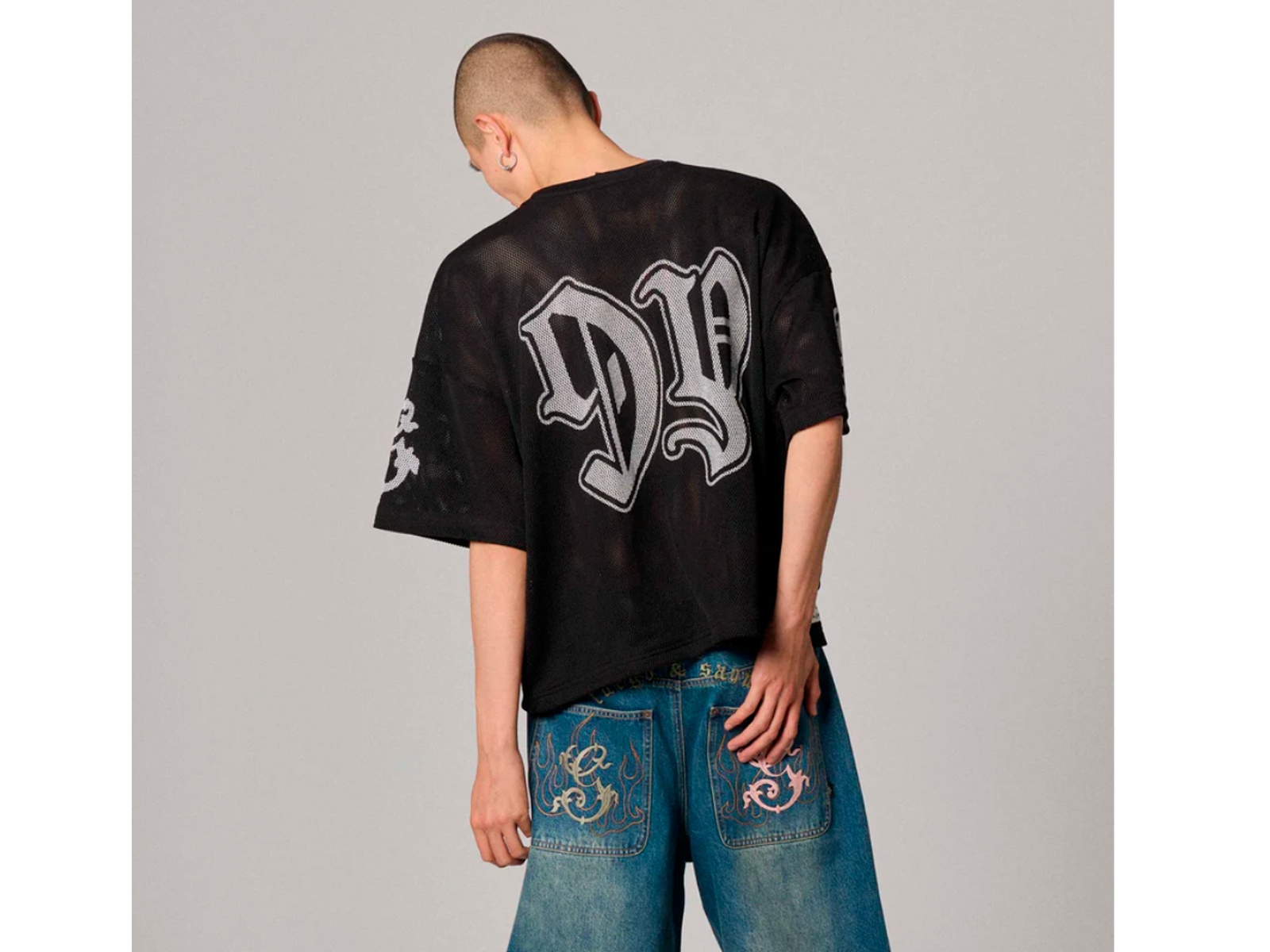 Camiseta Chief Watcher Mesh Boxy Black
