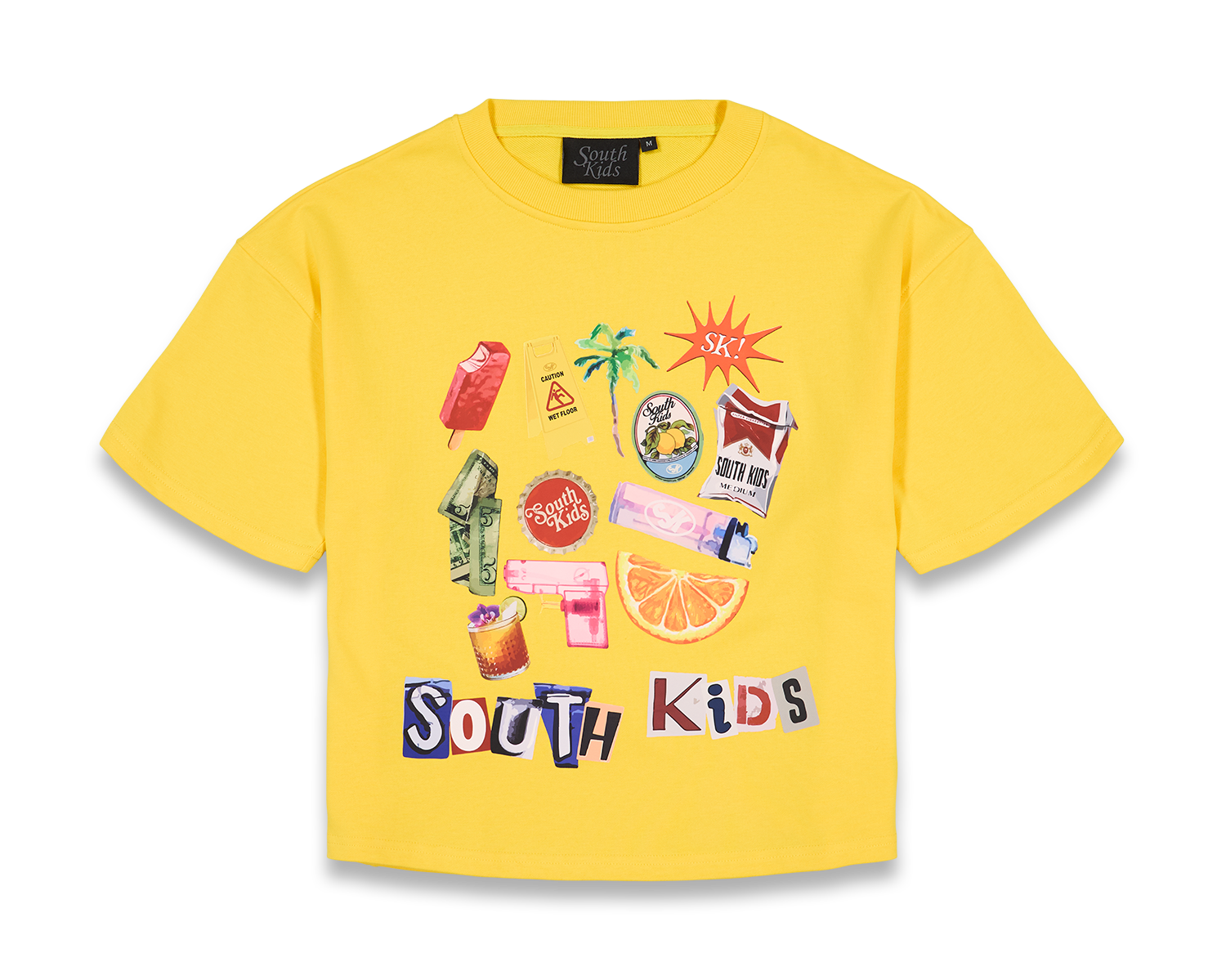 Collage Tee Yellow