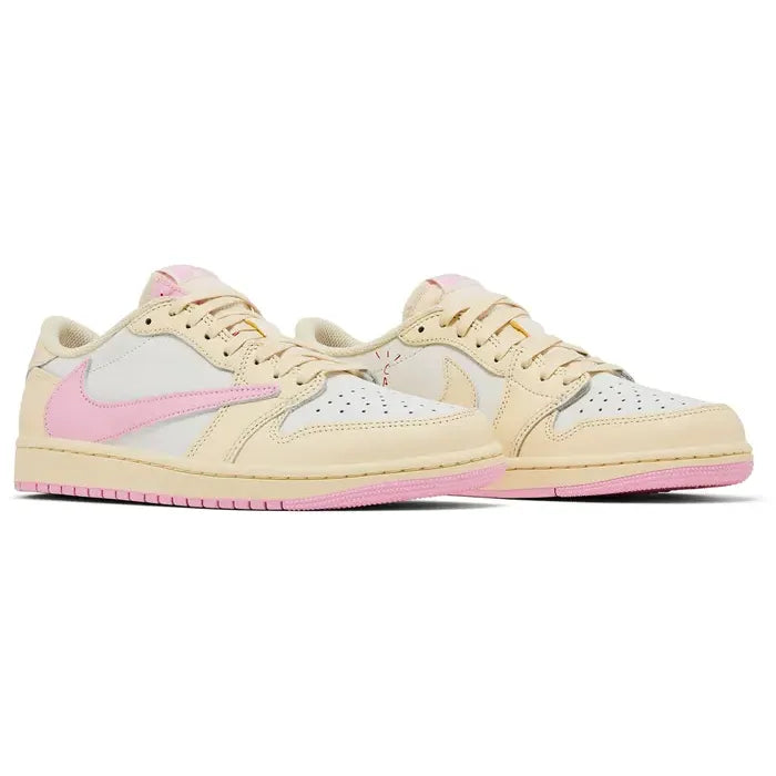 Air Jordan 1 Low x Travis Scott Muslin and Shy Pink