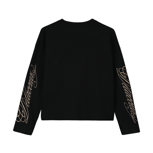 Waffle Longsleeve Black