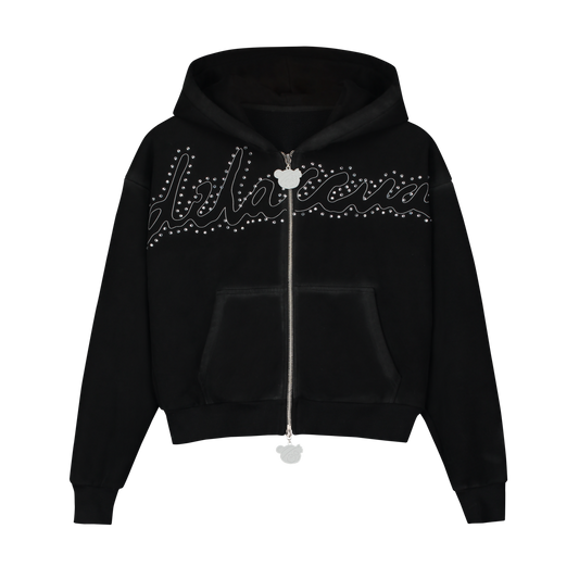 Shiny Zip Hoodie