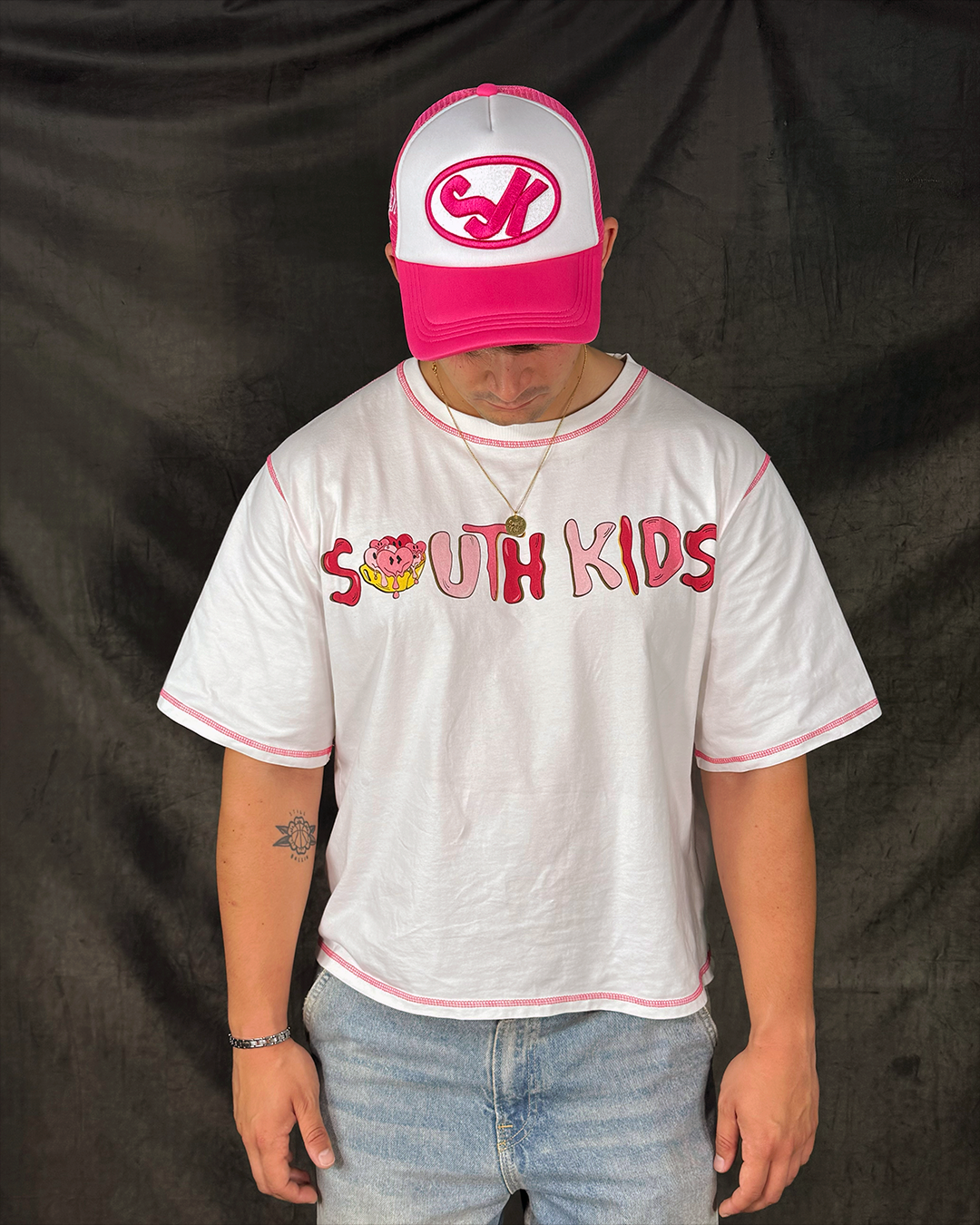 South Kids Pink Trucker Cap