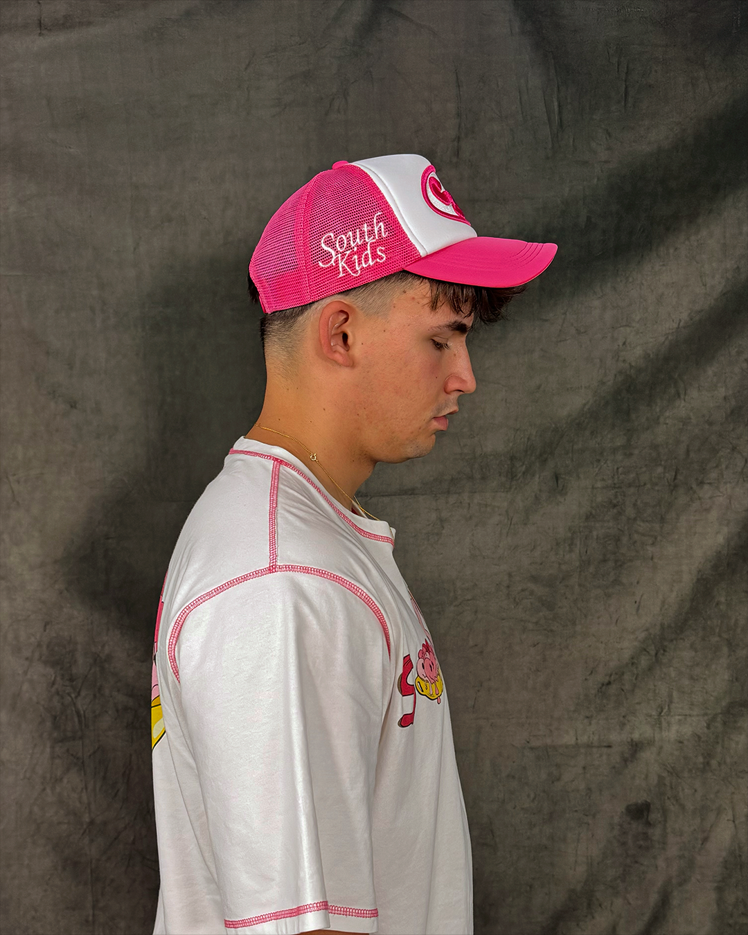 South Kids Pink Trucker Cap
