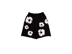 Denim Tears The Cotton Wreath Shorts Black