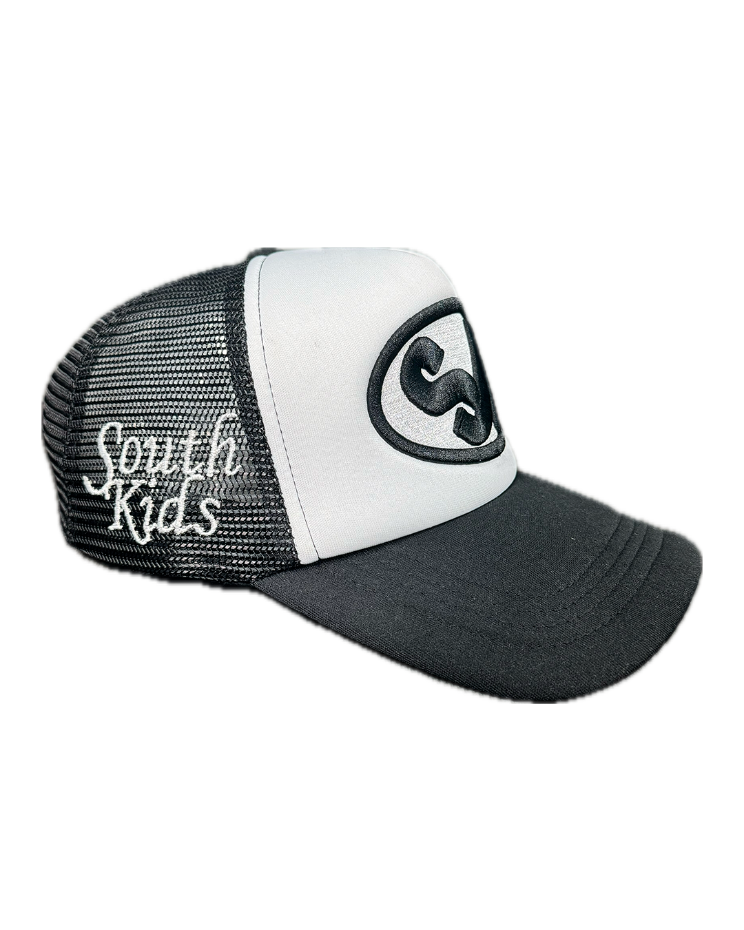 South Kids Black Trucker Cap
