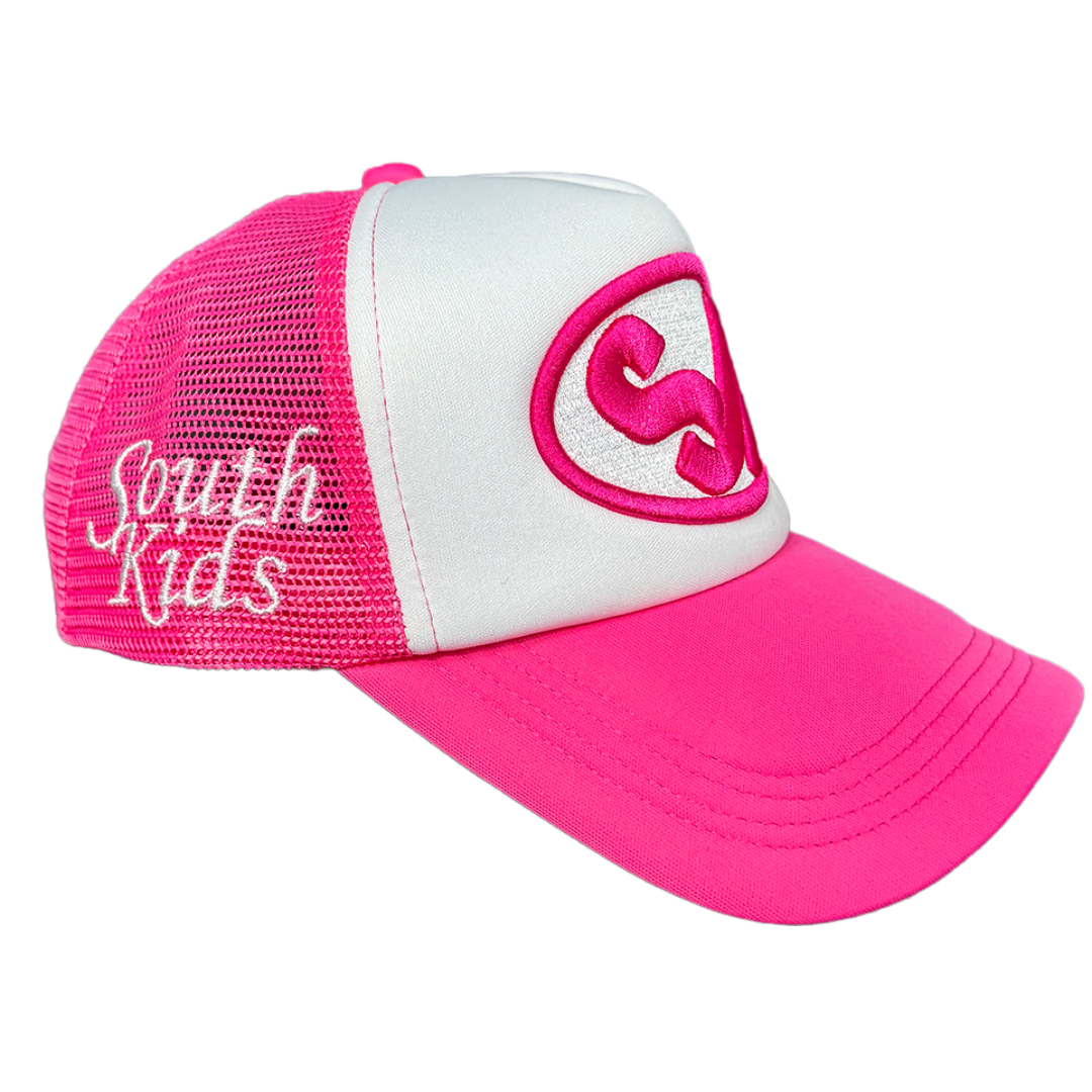 South Kids Pink Trucker Cap