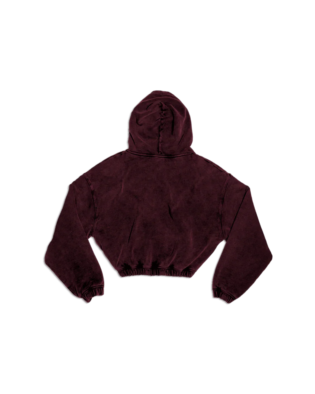 HEAVY-WEIGHT WASHED RED REVERSE LOGO HOODIE