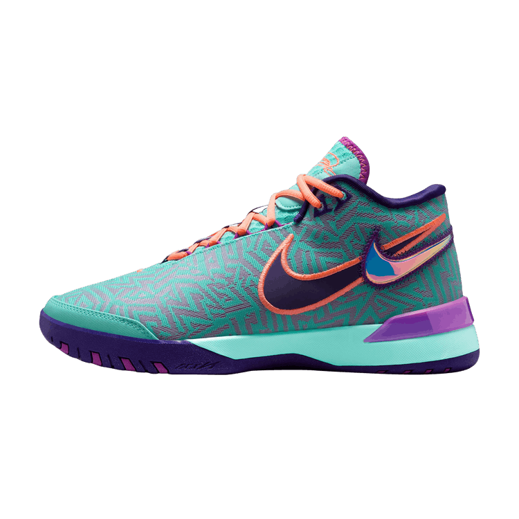 Nike Zoom LeBron NXXT Genisus Hyper Turquoise - vista lateral