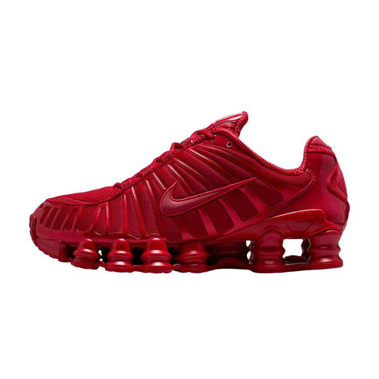 Nike Shox TL Gym Red White - vista lateral