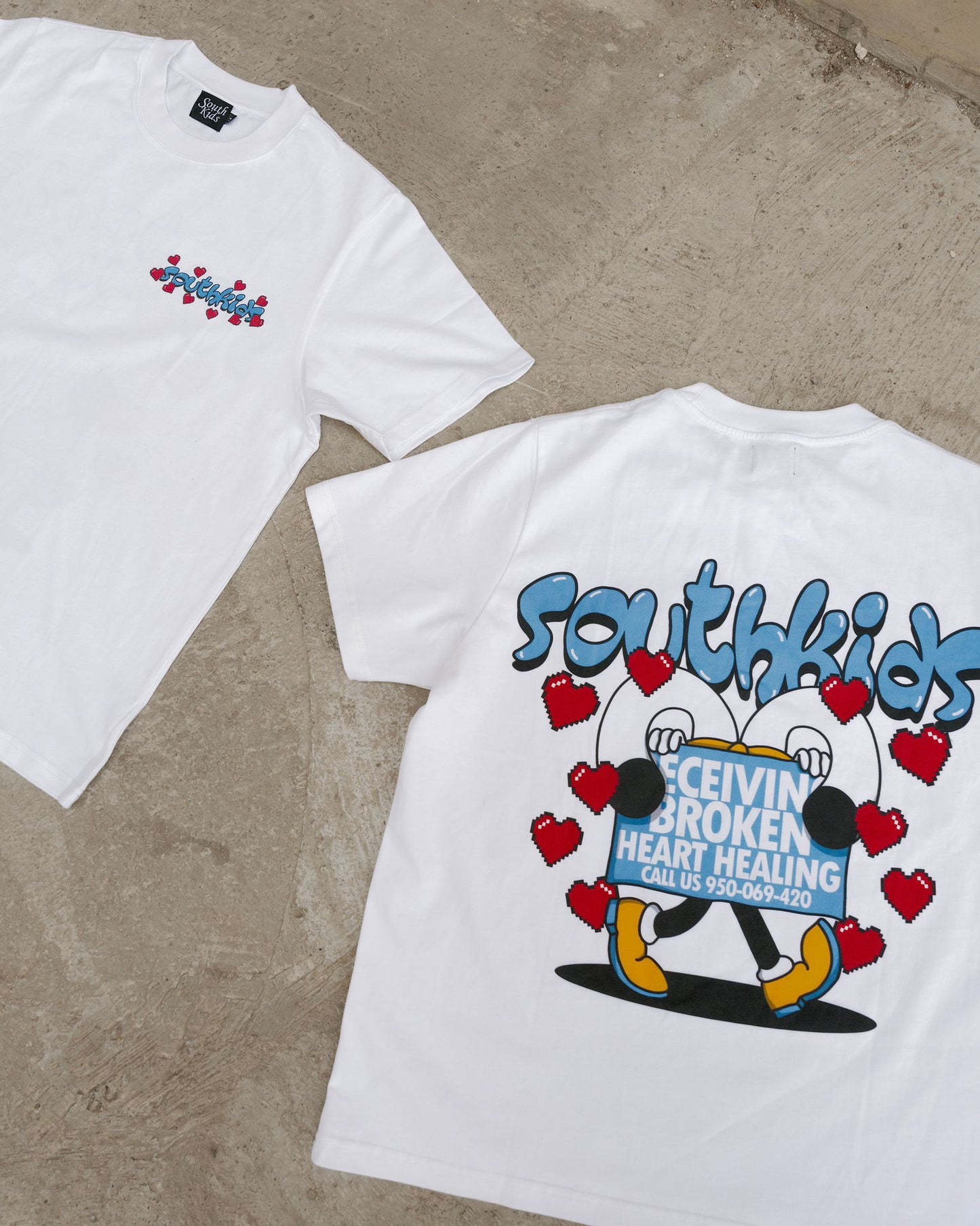 South Kids Lovers Tee White
