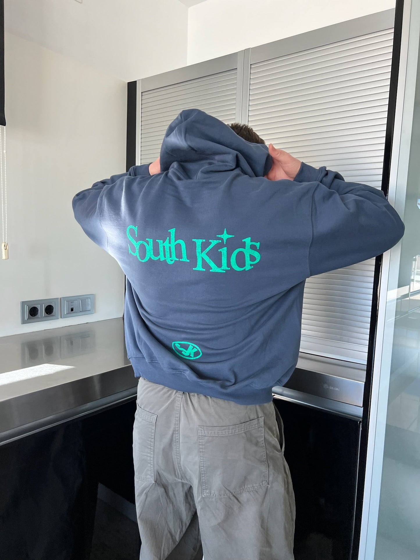 Star Hoodie Navy Blue