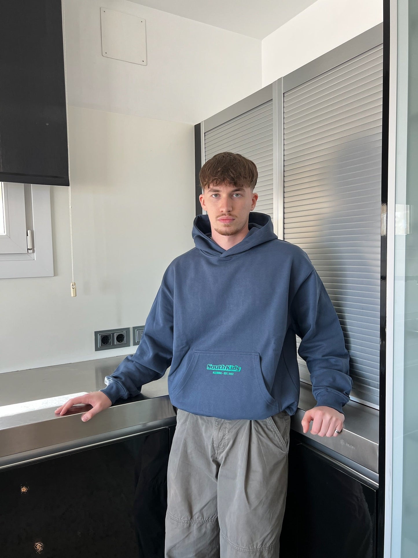 Star Hoodie Navy Blue