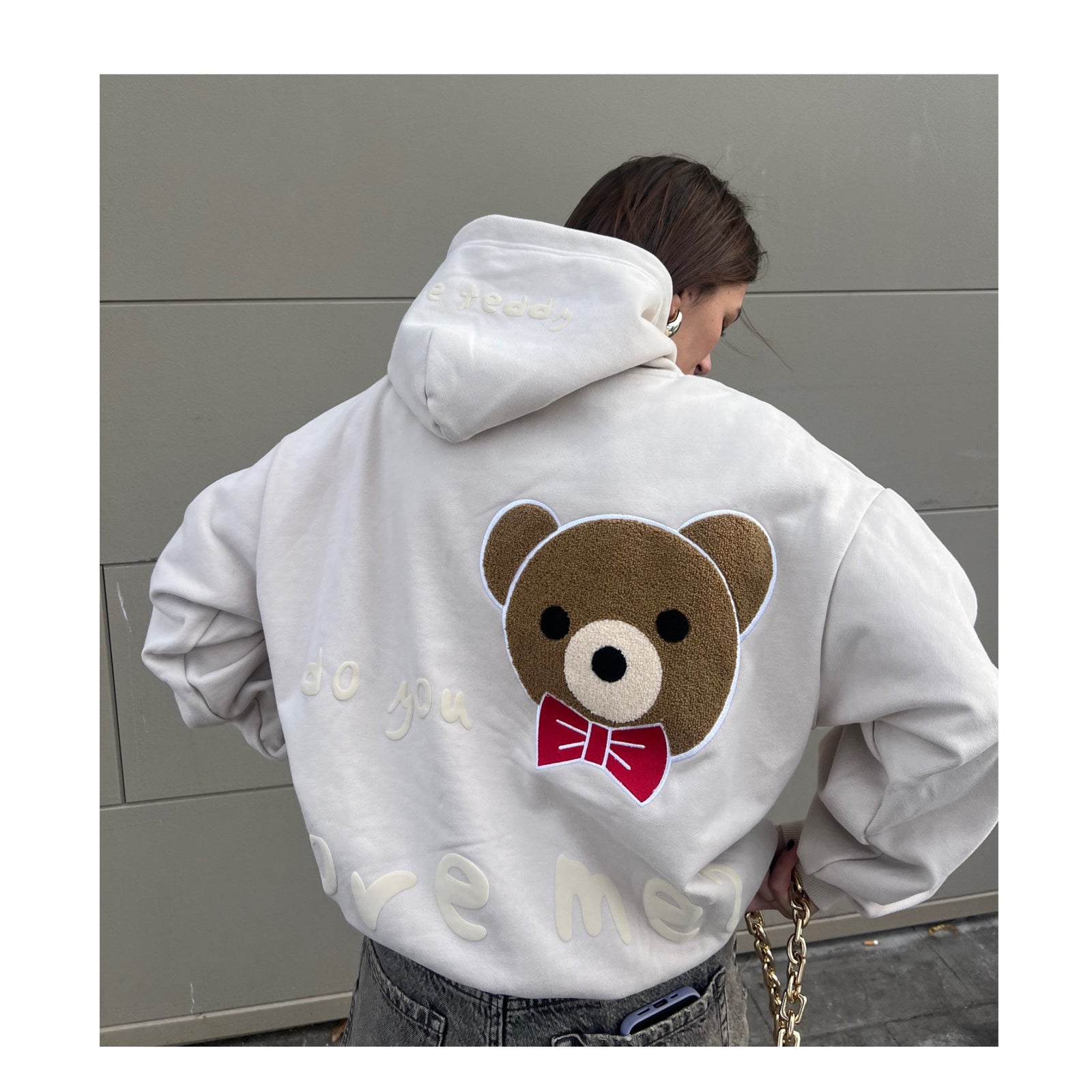 love teddy hoodie