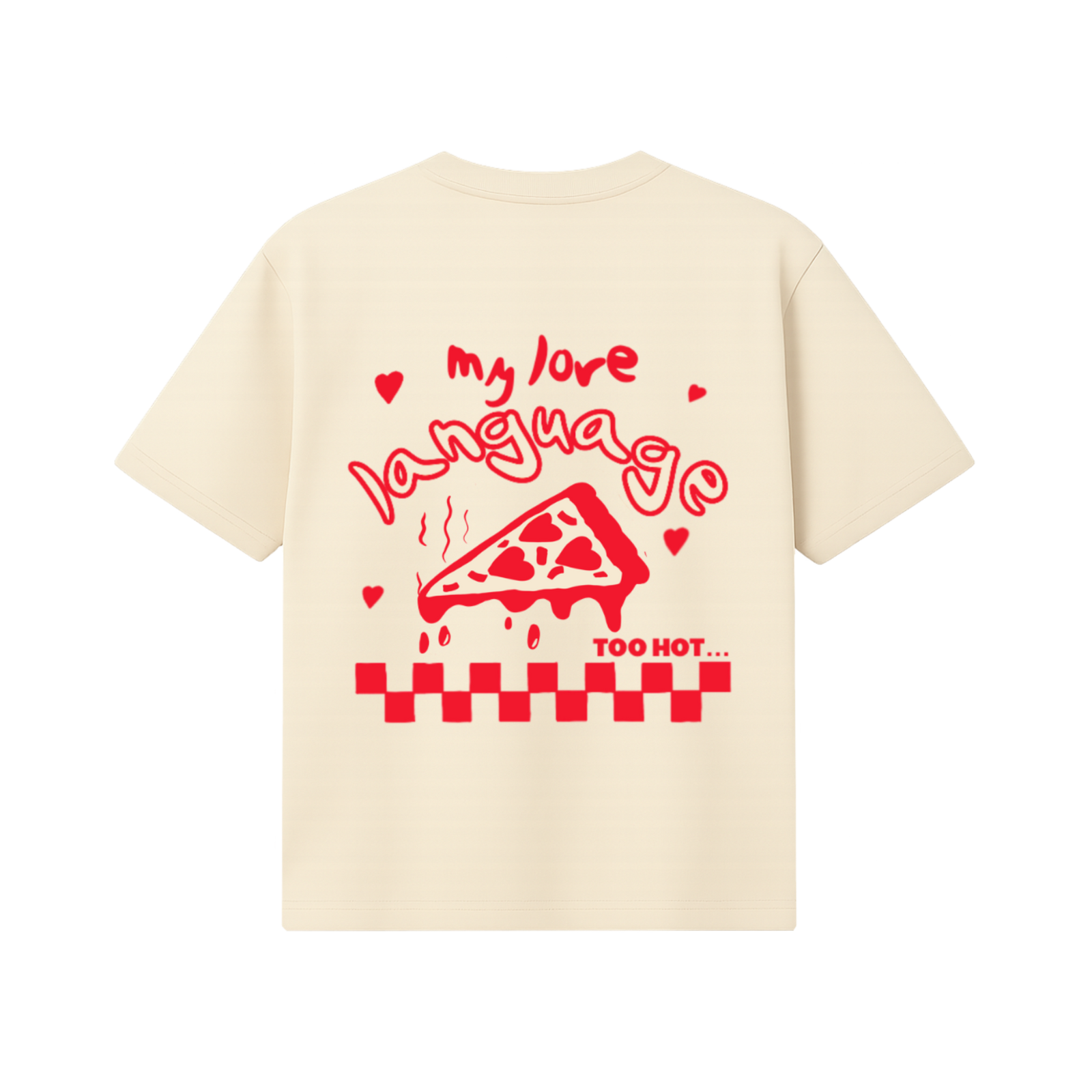 hot pizza tee